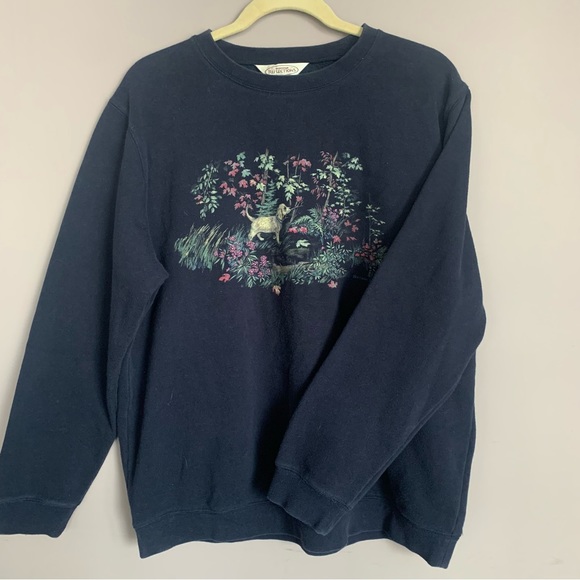 Vintage Northern Reflections Navy Blue Crewneck - Picture 2 of 6